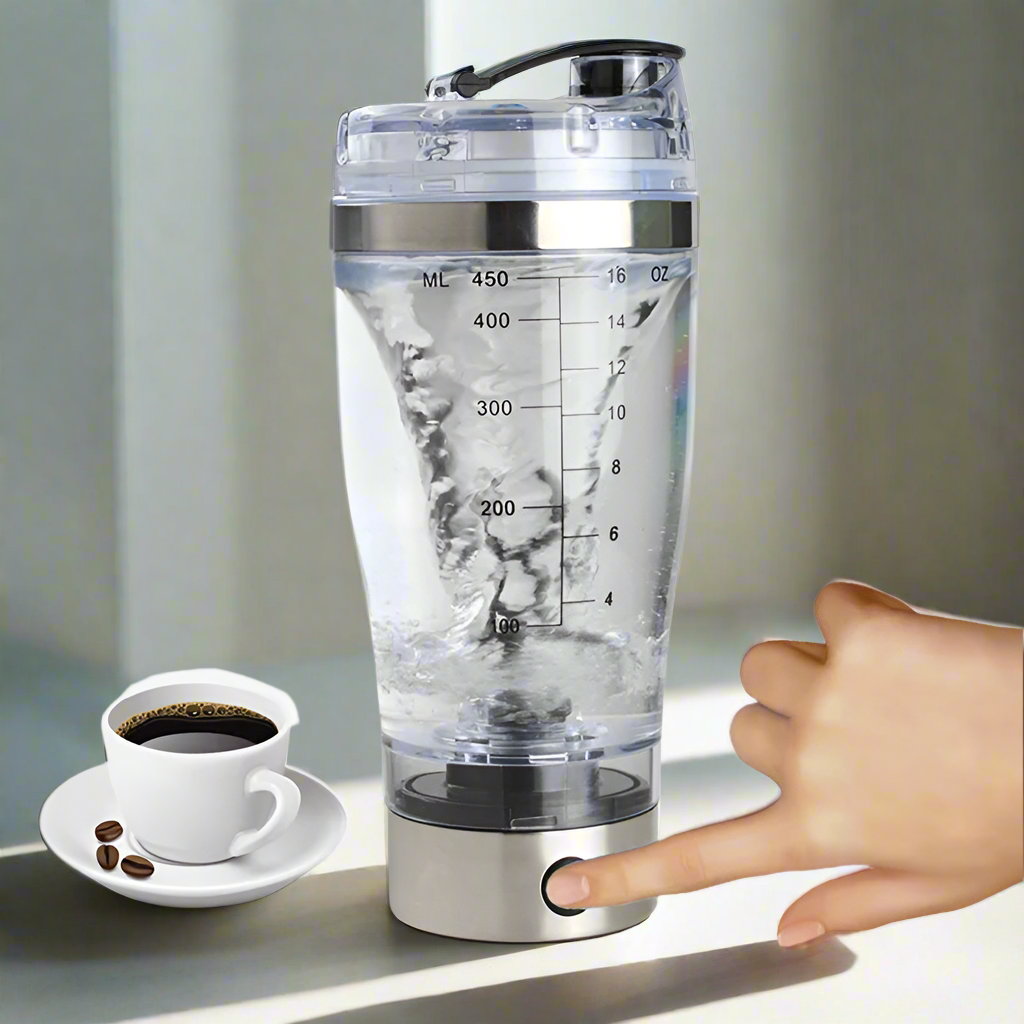 Portable Electric Tornado Mixing Water Bottle